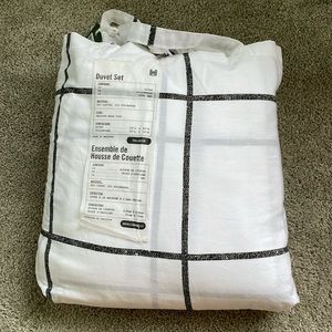 Full Urban Outfitters Checkered Duvet Cover